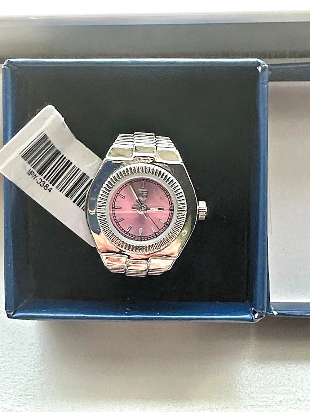 Invicta Montres Prestige Mini Ring Watch Silver & Pink Watch NWT
